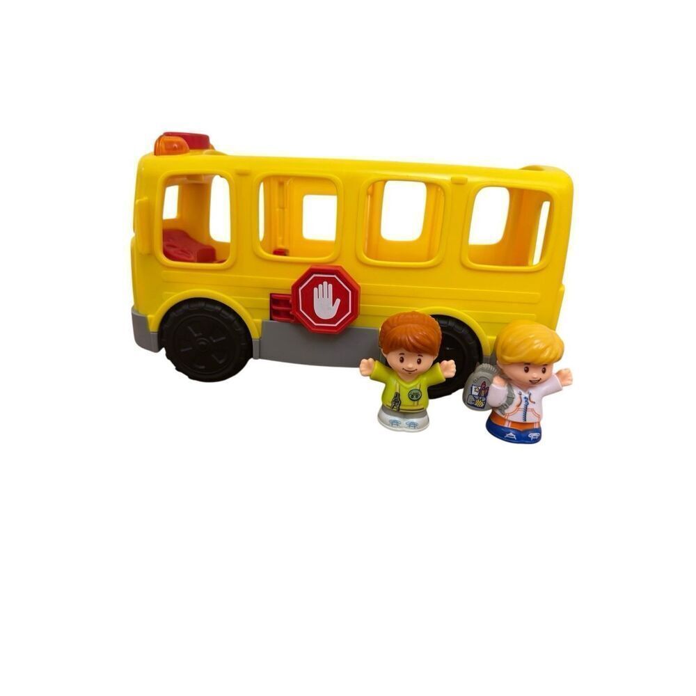 Fisher Price Little People Sit With Me School Bus Lights Sounds Emily Eddie